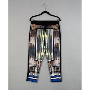 Clover Canyon Pants Womens Small Colorful Graphic Cropped Made in USA Art